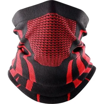 Šála Unisex šála 40 x 22 cm Polyesterový hřejivý límec Lyžařská kukla pro zimní sporty Ochranná měkká šálka pro lyžování, turistiku i každodenní nošení červená