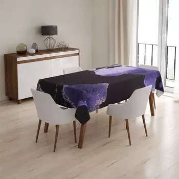 ubrus Sablio Ubrus Světelná mapa světa - 90x90 cm