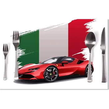 prostírání Sablio Prostírání Ferrari Italská vlajka: 40x30cm