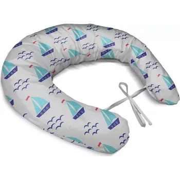 Polštář Sablio Těhotenský polštář Modré lodičky