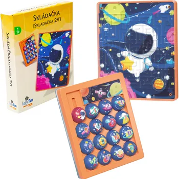 Hlavolam Hlavolam Huarong Road 4. - modrý