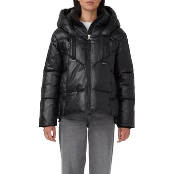 Dámské oblečení s.Oliver dámská prošívaná bunda 2174566 9999 Černá 42