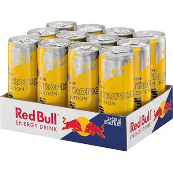 Energetický nápoj Red Bull Tropical energetický nápoj 12 x 250 ml plech