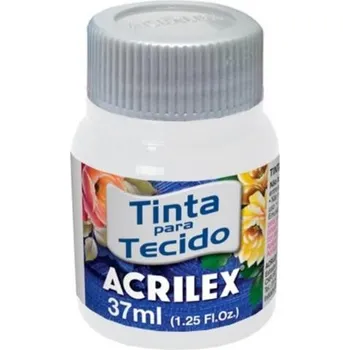 Speciální výtvarná barva Acrilex Barva na textil 37ml - bílá 519