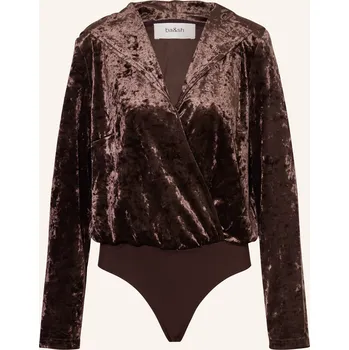 Ba&Sh Dámské Sametové Body Laia, hnědá, 32