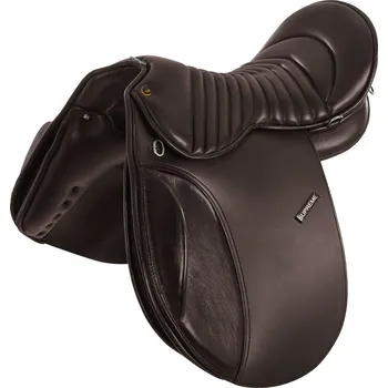 Jezdecké sedlo Supreme Sedlo trekingové Supreme, s měnitelnou komorou, hnědé Velikost posedlí: 18", Šířka komory: nastavitelná