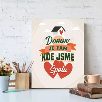 Plechová cedule Sablio Domov 2