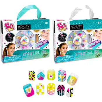 Lak na nehty TASIA - Beauty sada nehty - Stylistická sada s glitry