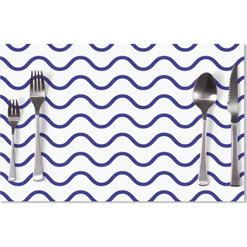 prostírání Sablio Prostírání Modré vlnky: 40x30cm