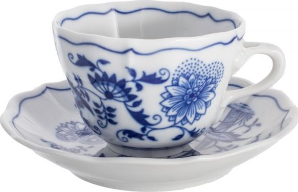 Šálek s podšálkem, Český porcelán Dubí, CIBULÁK, 0,08 l