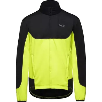 Cyklistická bunda Gore C5 GWS Thermo Trail Jacket L black/neon yellow