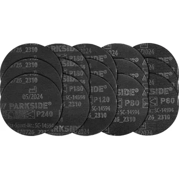 PARKSIDE PERFORMANCE® Sada brusných mřížek, 15dílná (excentrická bruska)