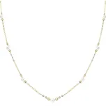 Pozlacený náhrdelník s perličkami Ag 925/1000