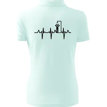 EKG otužování sprcha - Polokošile dámská Pique Polo - 2XL ( Frost )
