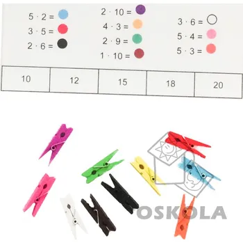 Matematika Malá násobilka - matematické doplňovačky (Matematické doplňovačky 3 - Malá ná)