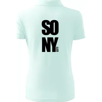 SO NY city - Polokošile dámská Pique Polo - 3XL ( Frost )
