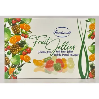 Bonbon SWEETWORLD FRUIT JELLIES Ovocné kyselé želé bonbóny 200g