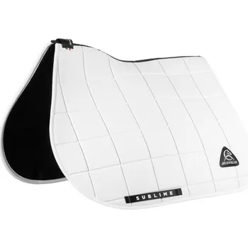 ACAVALLO Dečka podsedlová Square Acavallo, skoková, COB/FULL, bílá skoková FULL/COB