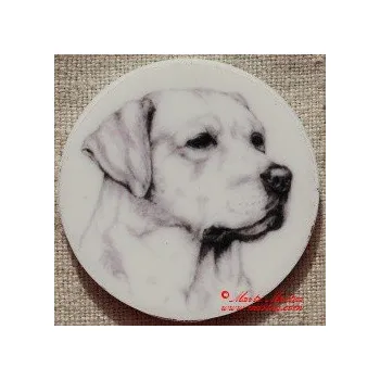 Labrador retrívr plavý, magnet nebo placka - Magnet