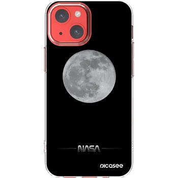 Pouzdro na mobilní telefon Picasee silikonový průhledný obal pro Apple iPhone 13 mini - Moon Minimal