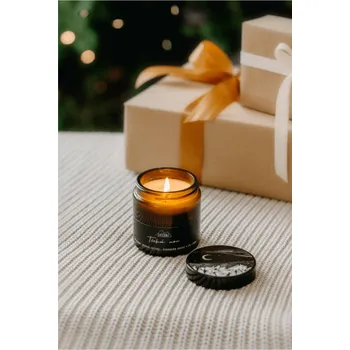 Svíčka Svíčkuj Tichá noc – sójová svíčka skořice a citrusy 120 ml (ve skle)