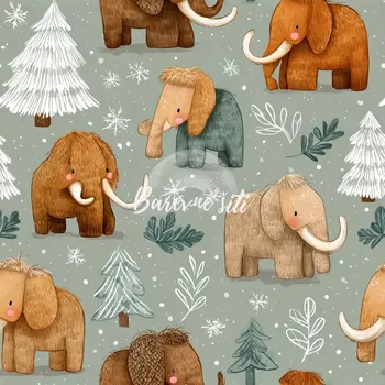 Sporty broušené, Mamutíci v zimě (E) (Super sportovní úplet)