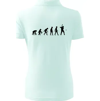 Evoluce baseball pálkař nápřah + míček - Polokošile dámská Pique Polo - XS ( Frost )