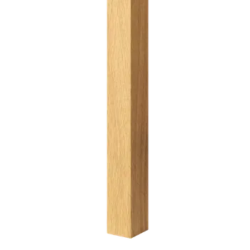 Lamele 3D Lamela na fasádu - MEDOVÝ DUB, 30 x 30 x 3000 mm, HLINÍK