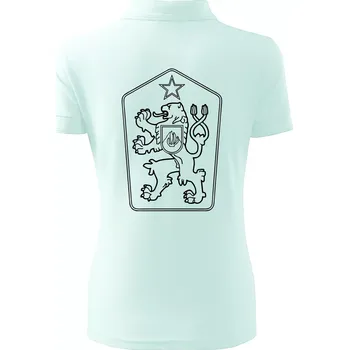 ČSSR znak - Polokošile dámská Pique Polo - L ( Frost )