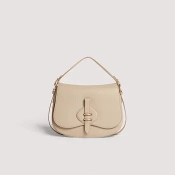 Kabelka COCCINELLE MAVERY MEDIUM KOŽENÁ KABELKA SANDSHELL SS26