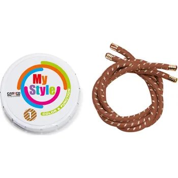 Jezdecká přilba CASCO Proužky MyStyle na helmy CASCO, 2 ks, hnědé L-XL