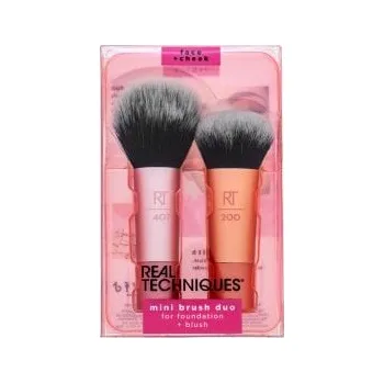 Kosmetický štětec Real Techniques Mini Foundation & Blush Brush Duo
