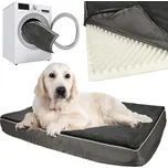 Ortopedický pelíšek pro psy šedý 90x70x10cm