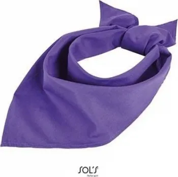 Šátek Šátek trojcípý Sols Bandana - fialový