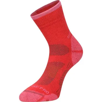 Dámské oblečení ponožky ALPINE PRO KEROWE antibakteriální červené