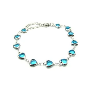 Náramek OceloveSperky1 Náramek SRDCE MODRÉ z Chirurgické oceli (cs, OceloveSperky1)