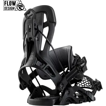 Vázání na snowboard Vázání na snowboard Nidecker Flow Fuse Hybrid black L 2026 - Odesíláme do 24 hodin
