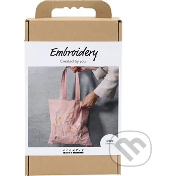 Záložka Kreatívna sada Vyšívaná textilná taška - Creativ Company Creativ Company