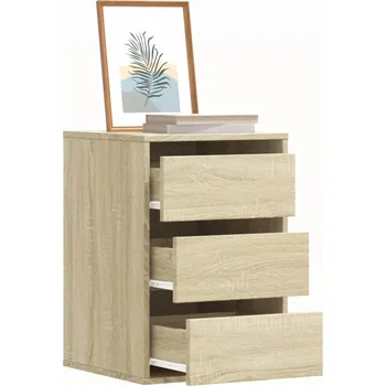 Komoda OMAXI Rohová zásuvková komoda dub sonoma 40 x 41 x 58 cm kompozit 950933