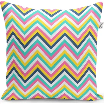 Polštář Sablio Polštář Duhové klikyháky - 40x40 cm