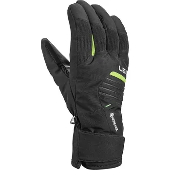 Rukavice Leki Vision GTX, black-lime 8,5