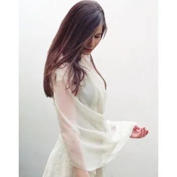 Šála Prstýnková pašmína exclusive smetanová