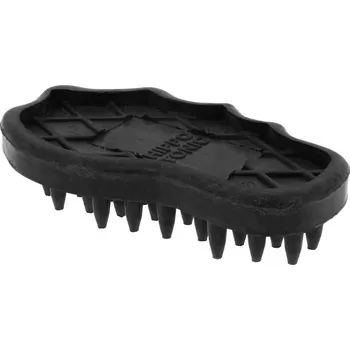 Čištění pro koně HIPPO-TONIC Kartáč masážní Hippotonic, s velkými hroty, černý