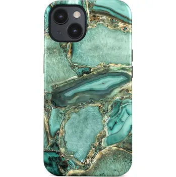 Pouzdro na mobilní telefon Kryt iPhone 13 AURIX MagSafe Emerald Glow (obal neboli pouzdro na iPhone 13)