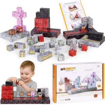 ostatní stavebnice Magnetická stavebnice pro děti 160 dílků