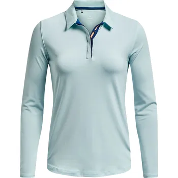 Dámské oblečení Under Armour Zinger MicroStripe LS Polo M, Blue, dámské