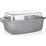 Pekáč Banquet s nepřilnavým povrchem Granite 32,5 x 21 x 11 cm, 5,7 l, se skleněnou poklicí 2.91000 Kg ELEKTRO Sklad1 6342543 (2.91000 Kg ELEKTRO Sklad1 6342543)