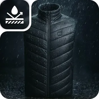 Pánská vesta Vyhřívaná unisex vesta na USB černá vel.M