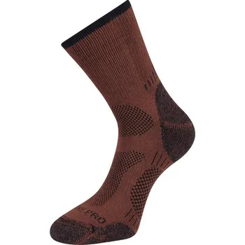 ponožky ALPINE PRO KEROWE antibakteriální zemité