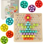 Vzdělávací montessori kuličková mozaika 77el.